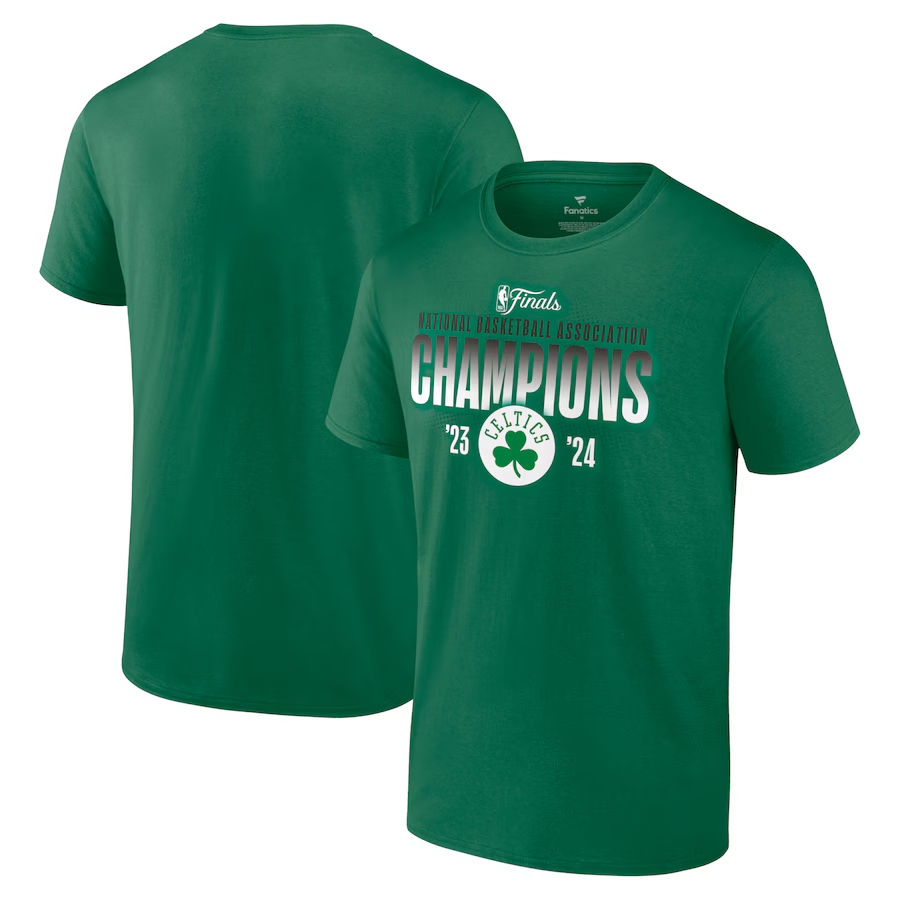 Men NBA Boston Celtics  2024 Champions T shirts green style 4->nba t-shirts->Sports Accessory